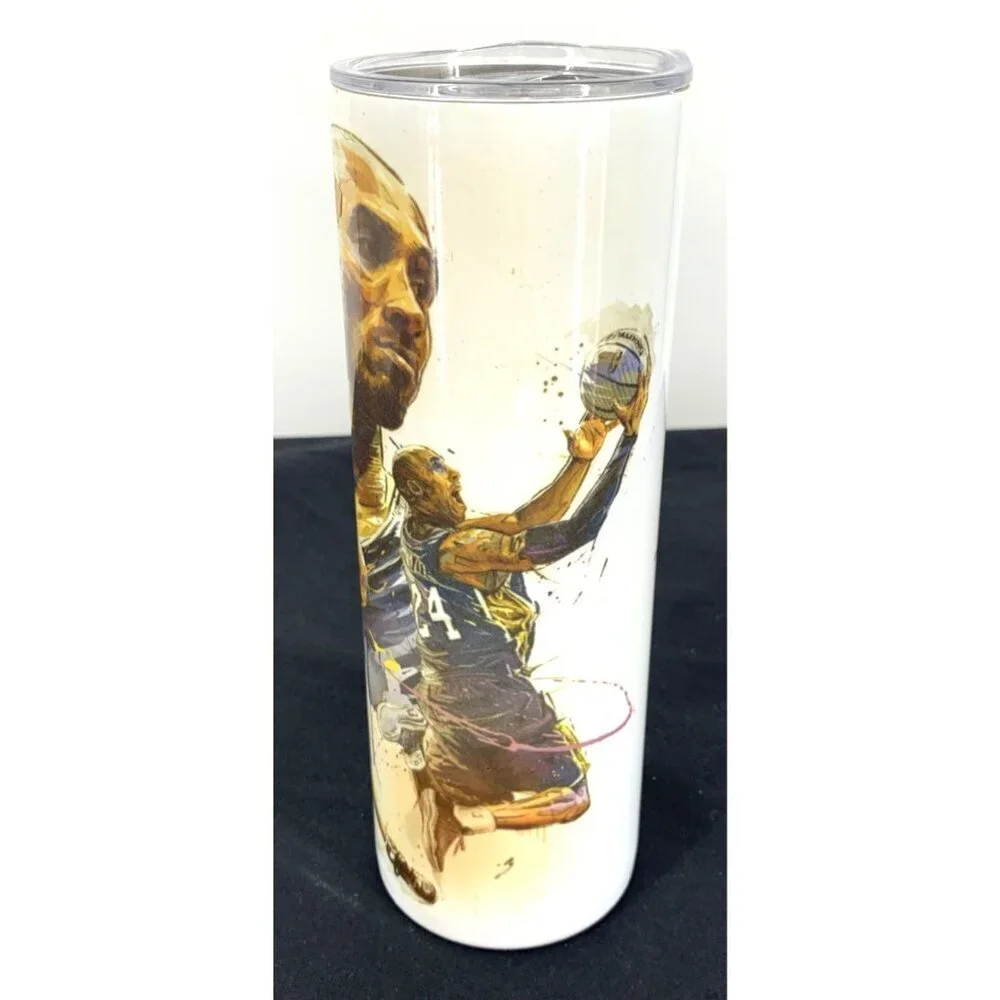 Kobe Bryant Black Mamba Championship 20oz tumbler Hot and Cold Beverages
